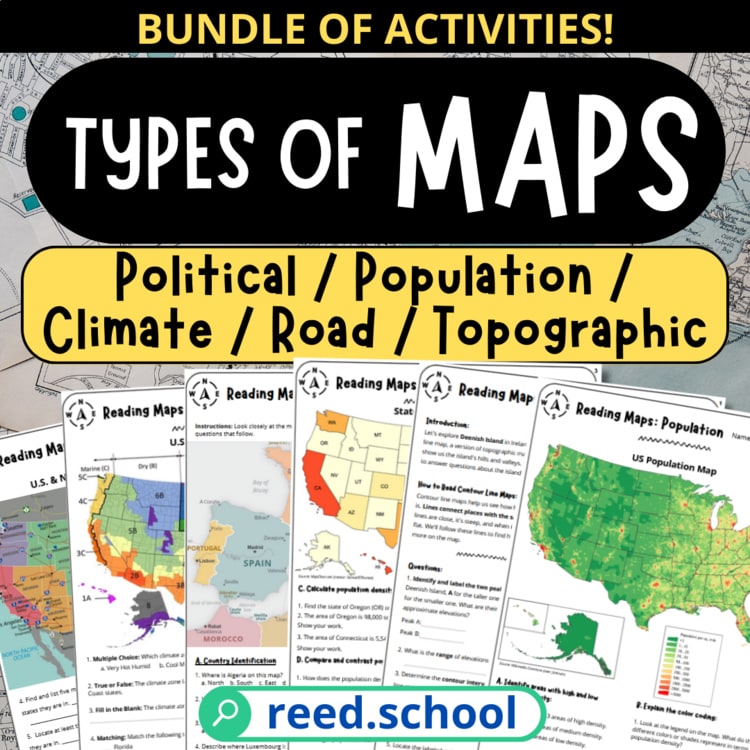Types of Maps resource cover